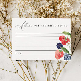 Berry Vrijgezellenfeest Advice Kaart Berry Sweet