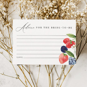Berry Vrijgezellenfeest Advice Kaart Berry Sweet