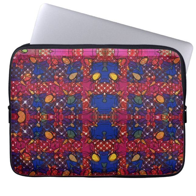 Berry Wall Laptop Sleeve (Voorkant)