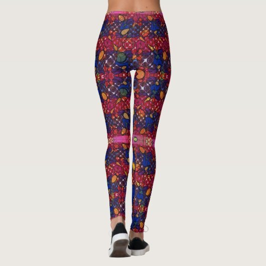 Berry Wall Leggings (Achterkant)