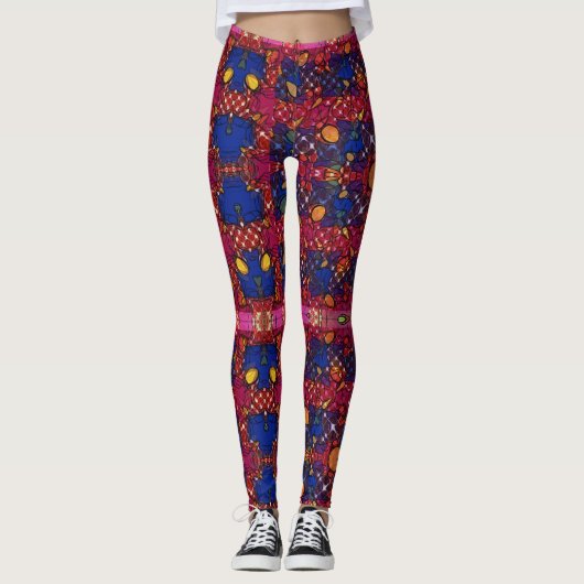 Berry Wall Leggings (Voorkant)