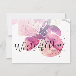 Berry Waterverf Orchid Vrijgezellenfeest Advice Ka Advieskaart