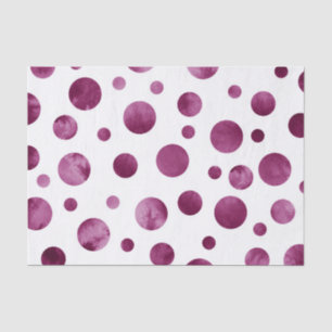 Berry Waterverf Polka Dots Tissuepapier