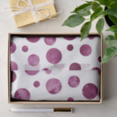 Berry Waterverf Polka Dots Tissuepapier (Geschenk)