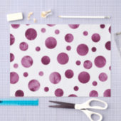 Berry Waterverf Polka Dots Tissuepapier (Craft)