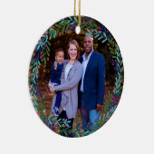 Berry wekt onze eerste kerst in New Home Keramisch Ornament (Rechts)