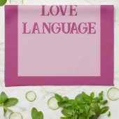 Berry - Witte keukenhanddoeken (Gevouwen)