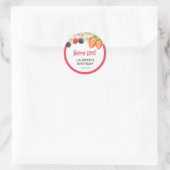 Berry wordt 1 jaar ronde sticker (Tas)