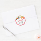 Berry wordt 1 jaar ronde sticker (Envelop)