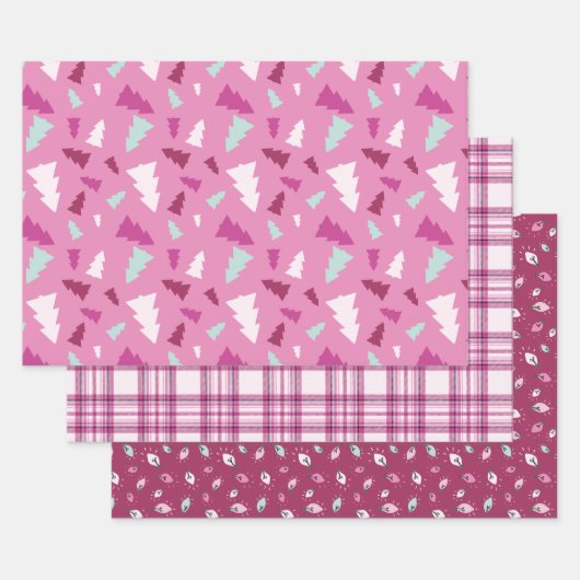 Berry Wrapping Paper Set van 3 vellen (Set)