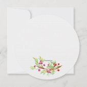 Berry Wreath Holiday Card Kaart (Achterkant)