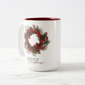 Berry Wreath Merry Mok kerst (Voorkant links)