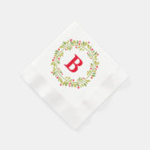 Berry Wreath Napkins Servet (Hoek)