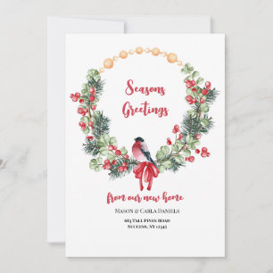 Berry Wreath Vakantie Bewegende aankondiging