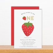 Berry zoet 1e verjaardag kaart