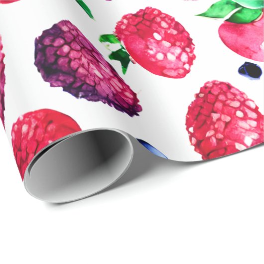Berry Zoet Inpakpapier (Rol Hoek)