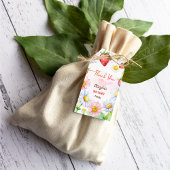 Berry zoete aardbei baby shower gunst cadeaulabel