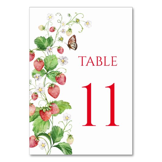 Berry zoete aardbei kaart (Voorkant)