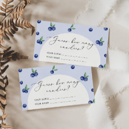 Berry zoete bosbes hoeveel snoepjes in de pot informatiekaartje