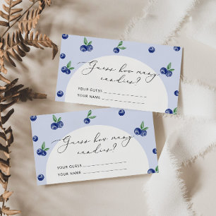 Berry zoete bosbes hoeveel snoepjes in de pot informatiekaartje