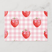 Berry Zoete Roze Diapper Raffle Informatiekaartje (Achterkant)