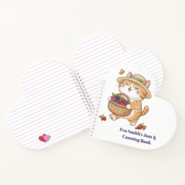 Berry Zoete Zomerdagen | Kawaii Kat Spiral Noteboo Notitieboek