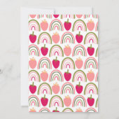 BerryDay Party - Uitnodiging voor verjaardag (Achterkant)