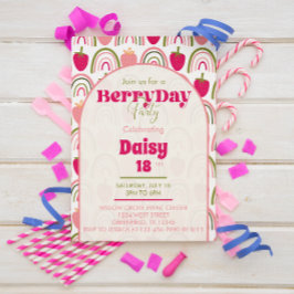 BerryDay Party - Uitnodiging voor verjaardag