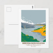 Berryessa Snow Mountain  Nationaal Monument Briefkaart (Voorkant / Achterkant)