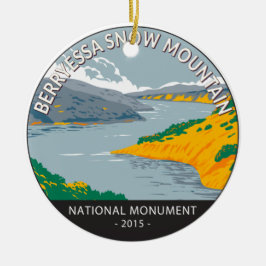 Berryessa Snow Mountain  Nationaal Monument Keramisch Ornament