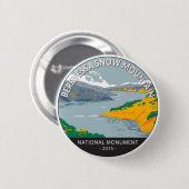 Berryessa Snow Mountain  Nationaal Monument Ronde Button 5,7 Cm (Voorkant /achterkant)