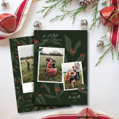 Berryful Botanische Multi Foto Kerstmis Kaart