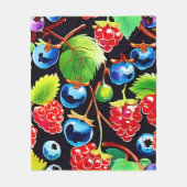 Berryful Delight Art Fleece Deken (Voorkant)
