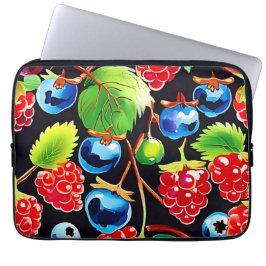 Berryful Delight Art Laptop Sleeve