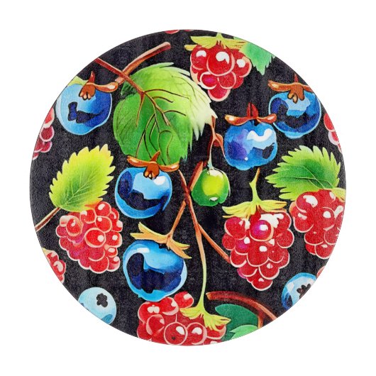 Berryful Delight Art Snijplank (Voorkant)