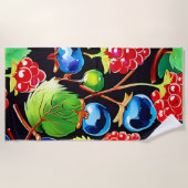 Berryful Delight Art Strandlaken (Voorkant)