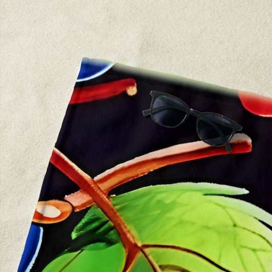 Berryful Delight Art Strandlaken (In situ)