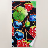 Berryful Delight Art Strandlaken (Voorkant)