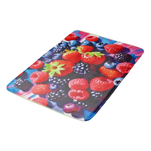 Berrylicious burst badmat (Gekanteld)