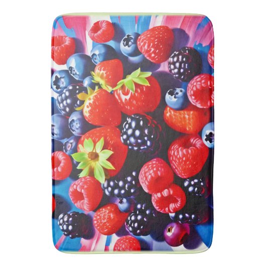 Berrylicious burst badmat (Voorkant Verticaal)