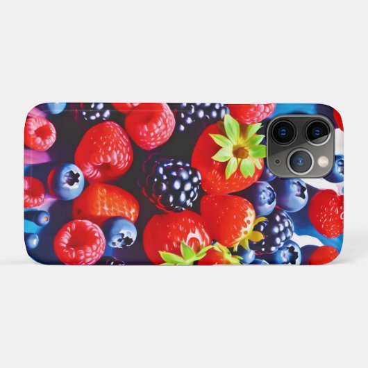 Berrylicious burst Case-Mate iPhone case (Achterkant (horizontaal))