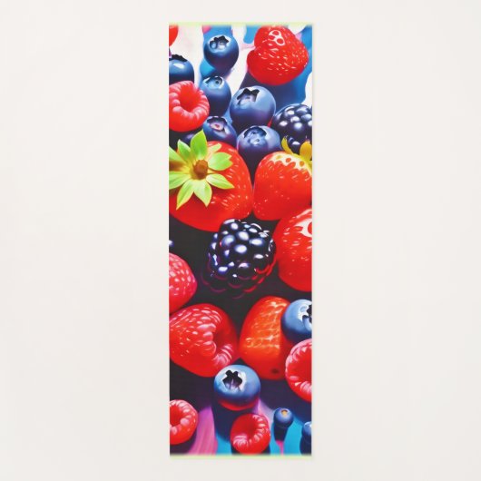 Berrylicious Burst Delight Design Yogamat (Voorkant)