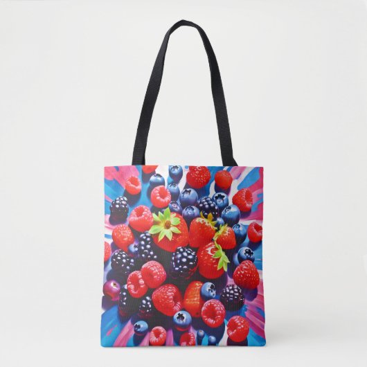 Berrylicious burst tote bag (Voorkant)
