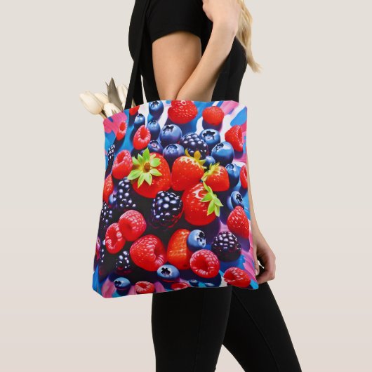 Berrylicious burst tote bag (Dichtbij)