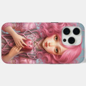 BerryPunk Doll Roze Hart Print Case-Mate iPhone Case (Achterkant (horizontaal))