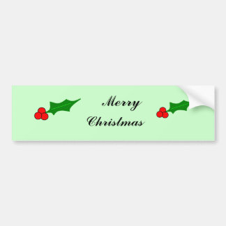 Berrys, Berrys, Merry, Kerstmis Bumpersticker