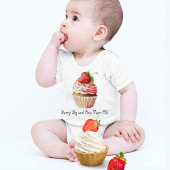 Berry's eerste verjaardag smash cake romper