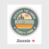 Berrysburg, Pennsylvania Sticker (Vel)