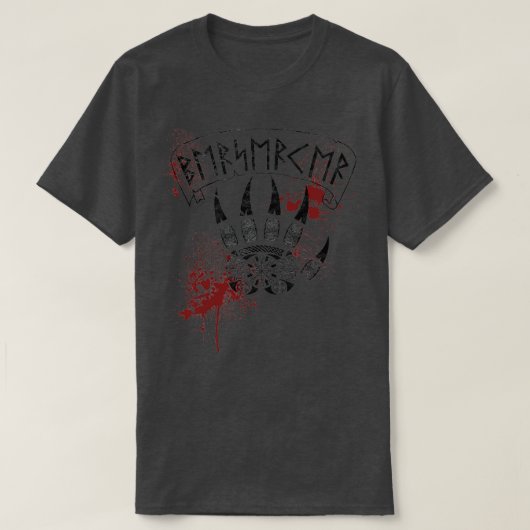 Berserk Viking-stijl T-shirt (Design voorkant)
