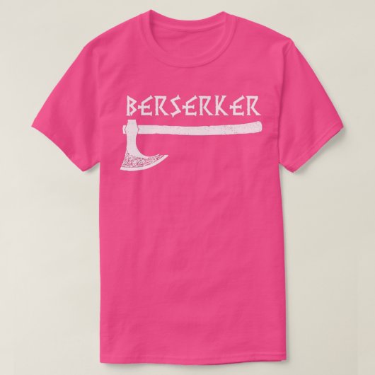 Berserker ax viking krijger t-shirt (Design voorkant)